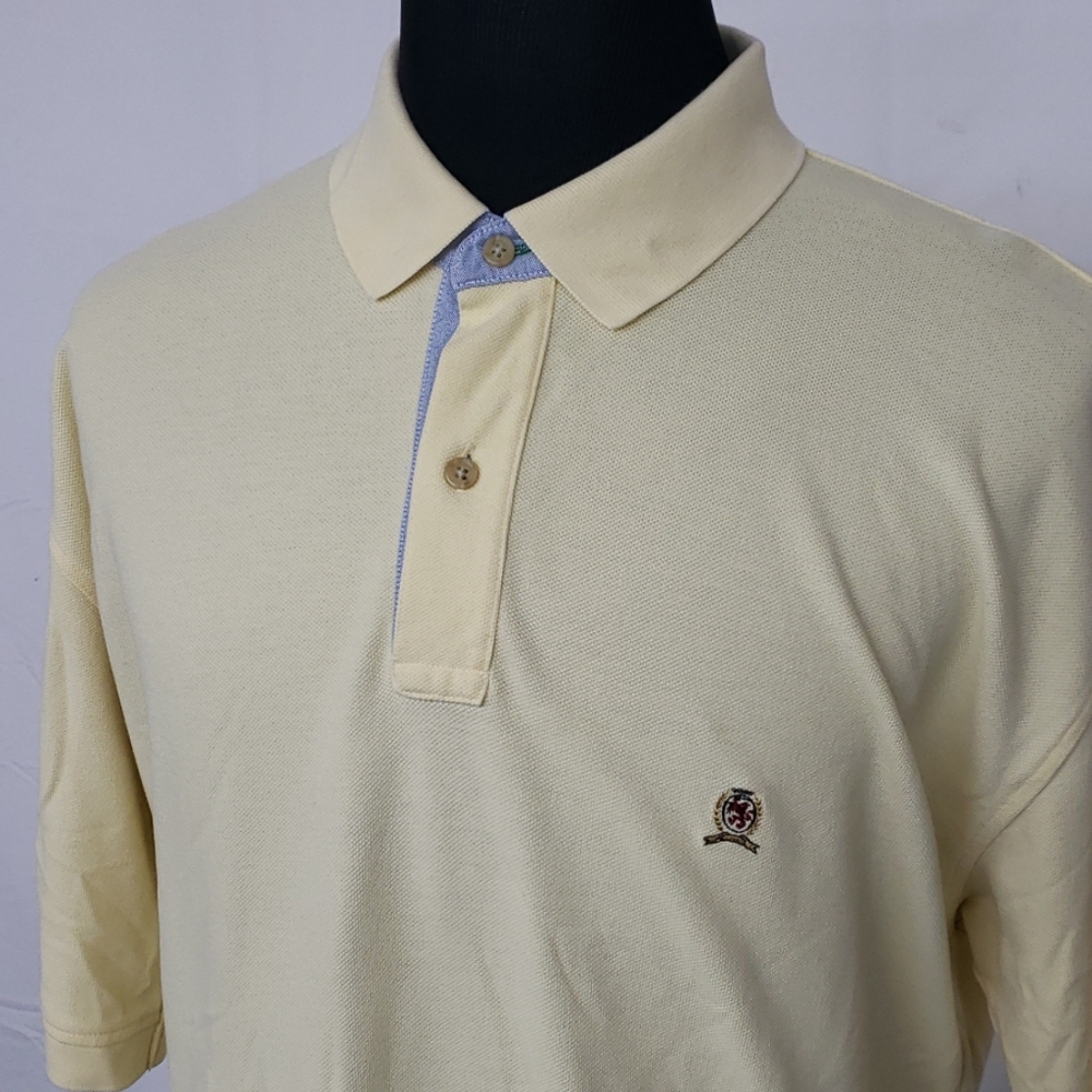 Tommy Hilfiger Short Sleeve Polo Shirt Yellow